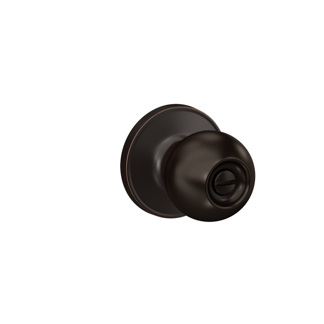 Corona Knob Bed and Bath Lock Schlage