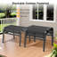 Wittig All Weather Stackable Oversized Outdoor Ottoman(Set Of 2)-299229538