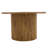 A Modern Circular Coffee Table With A Diameter Of 27.5 Inches Interprets Home Aesthetics And Practicality. MDF Material,Cylindrical Table Leg Design.Becoming The Visual Focal Point Of Home Decoration.