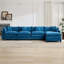 Canapé Cloud 4 places, canapé modulaire moderne pour le salon, coussin rembourré à double couche confortable, tissu chenille respirant-1349834421-1349834420