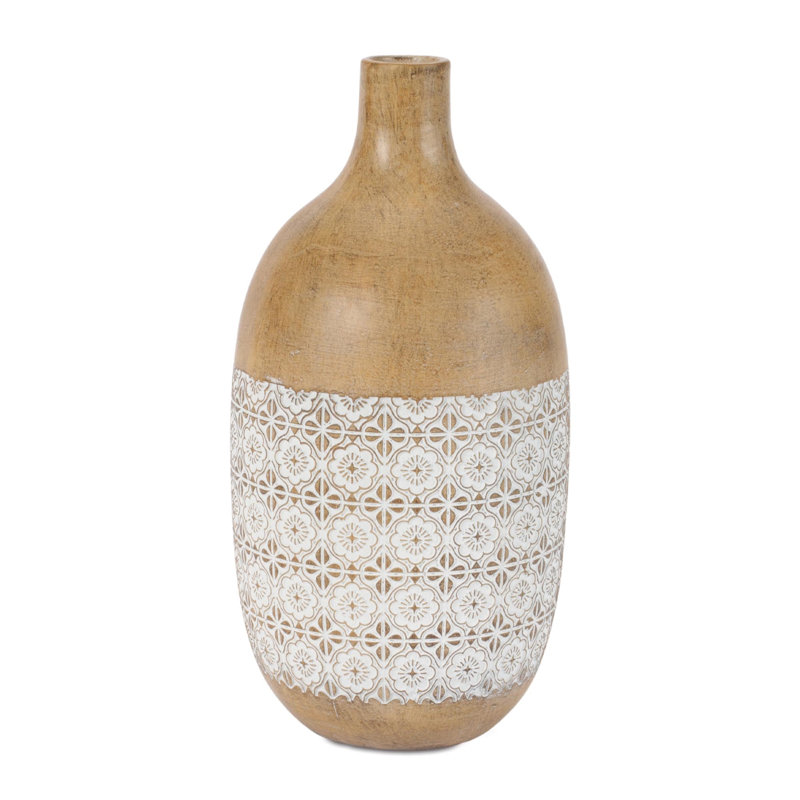 Vase décoratif à motif en relief