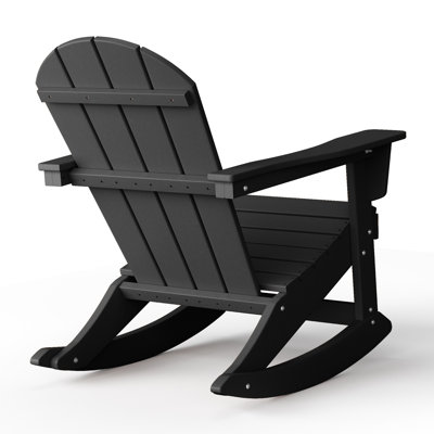 Chaise Adirondack berçante en PEHD Laguna
