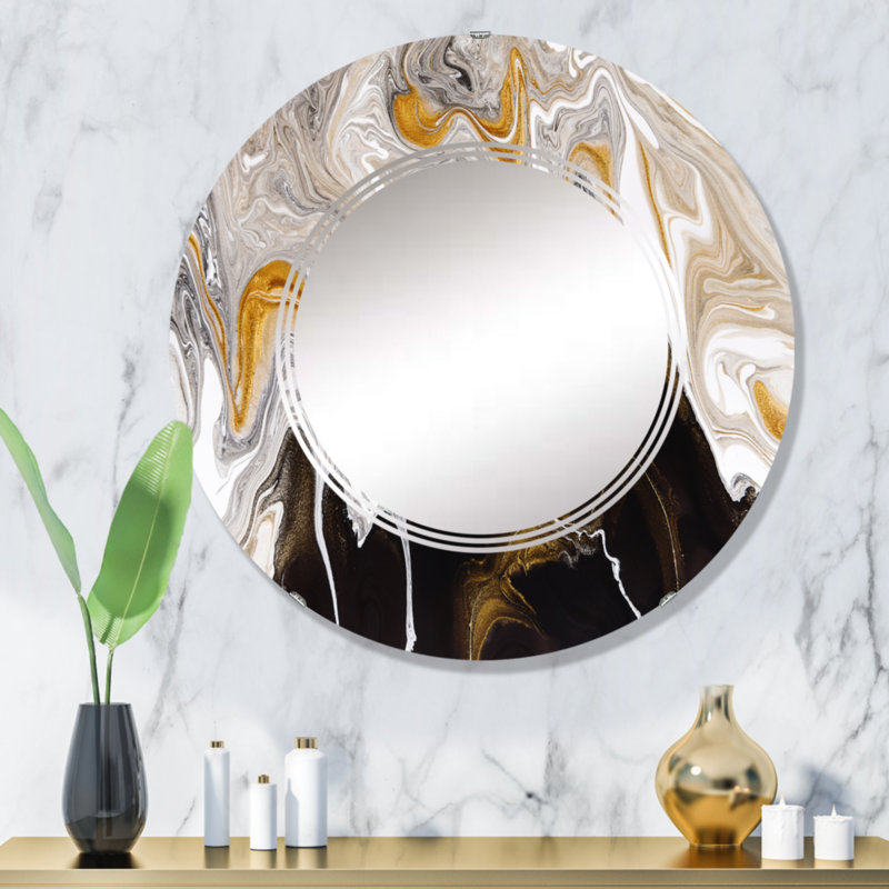 Circle Mirror, 32" x 32"