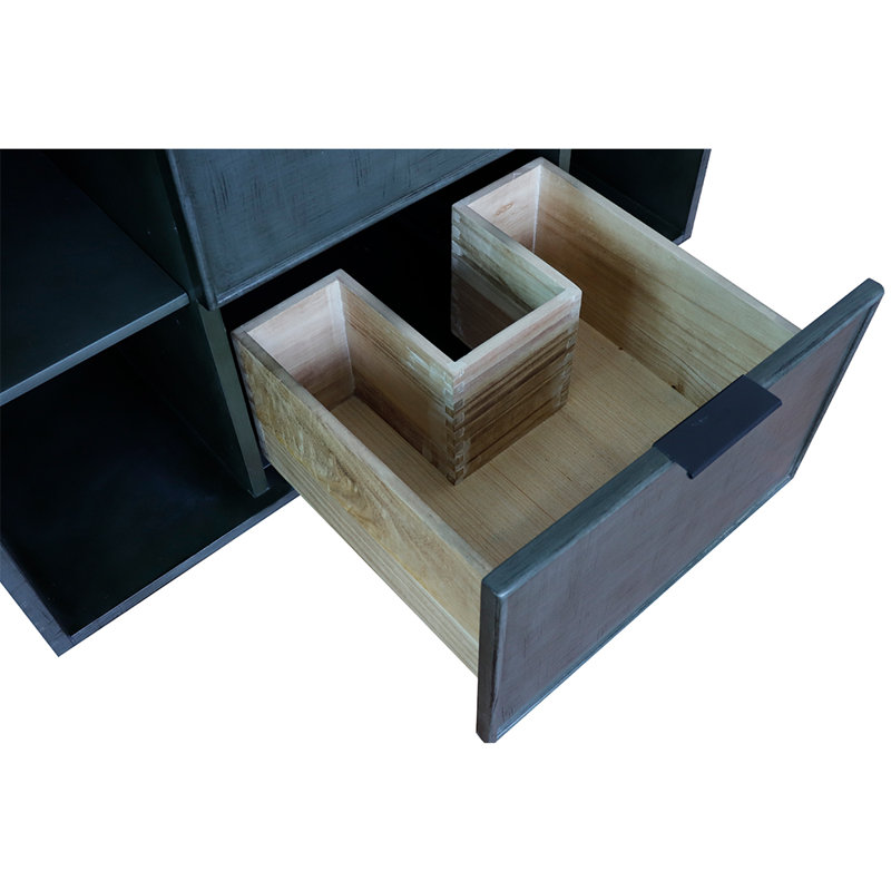 37'' Single Bathroom Vanity with Top, White Quartz