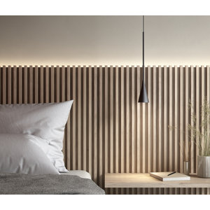 Skybell Plus - S/1L LED Dimmable Pendant - TRIAC Dimmable - Ebony Black