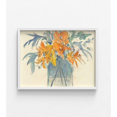 «Alaxis Day Lily Moment II» par Samuel Dixon, cadeau parfait pour maman, impression de peinture à l'aquarelle fleur, plante cadeau, impression de décoration botanique