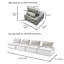 Canapé modulaire 6 pièces Chauna