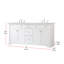 Ensemble de meuble-lavabo double 72 po-2035270146