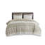 Ensemble de housse de couette en coton pour lit double / grand 3 pièces avec capitonnage en chenille-119744527-119744524