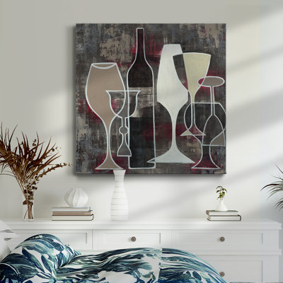 Toile tendue avec châssis Varietals II-Premium - prête à être accrochée