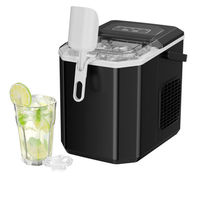ColorLife Countertop 26 lb Portable Ice Maker with Rapid Cooling for Home & Office
