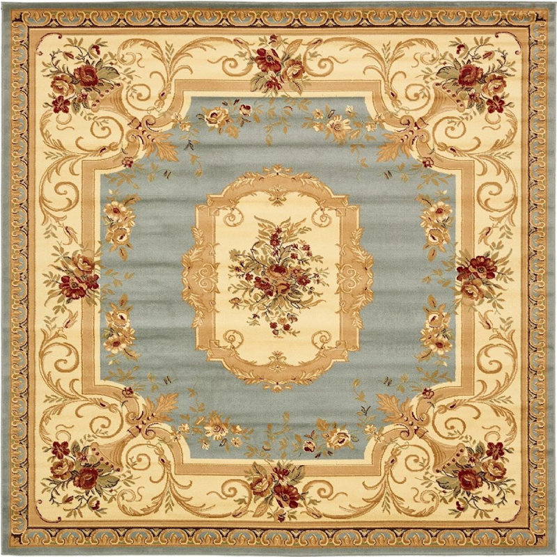 Gangemi Oriental Indoor Rug, Square 4'