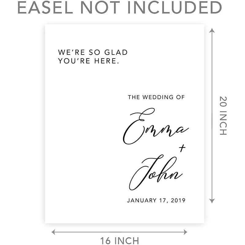 Livre d'or de mariage minimaliste, Oui