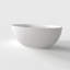 67 Inch Freestanding Solid Surface Soaking Bathtub For Bathroom