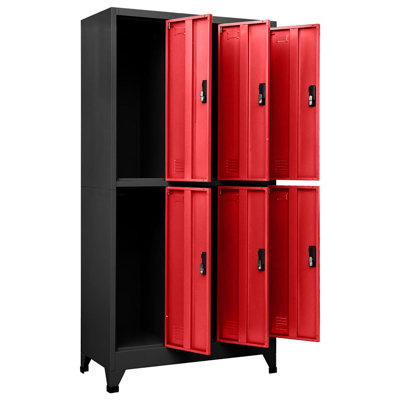 Locker Cabinet 35.4" x 17.7" x 70.9" Steel