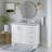 Freitas 43'' Solid Wood Single Bathroom Vanity in White, Left Offset Base Cabinet without Top-1277679343