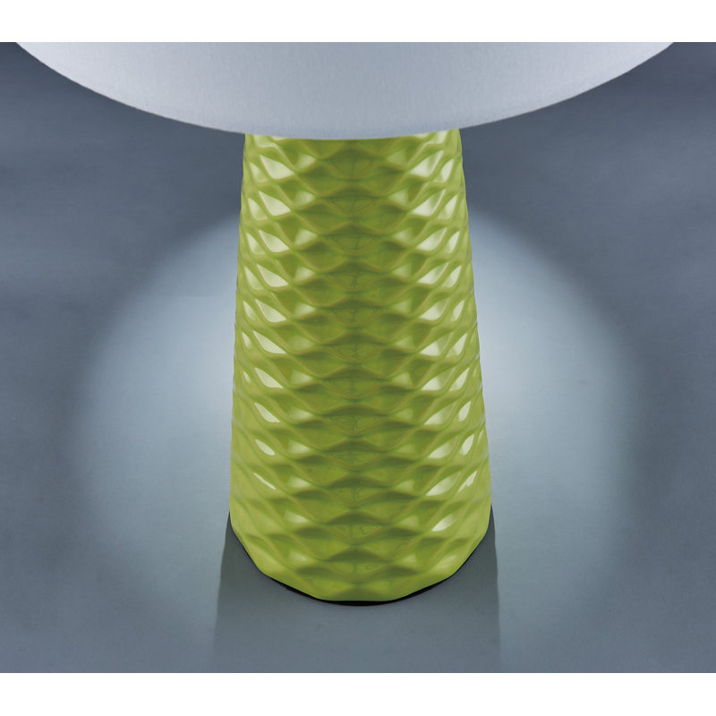 Aria Ceramic Lamp, Green