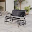 Banc oscillant pour 2 personnes Outsunny