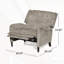 Fauteuil inclinable surdimensionné en tissu texturé-803272091