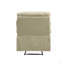 Fauteuil inclinable beige avec accoudoirs coussinés-94737989