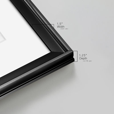 «Black & White Mix III», ensemble de 2 impressions encadrées
