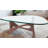 Akira Coffee Table Glass Top With Walnut Base