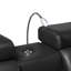 Canapé modulaire inclinable électrique Smart Lounge avec console de lecture de lumière DEL, chargement USB et sans fil-1865551151