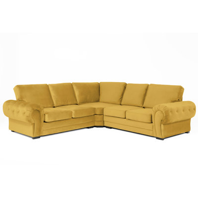 Verona Corner Velvet Sofa