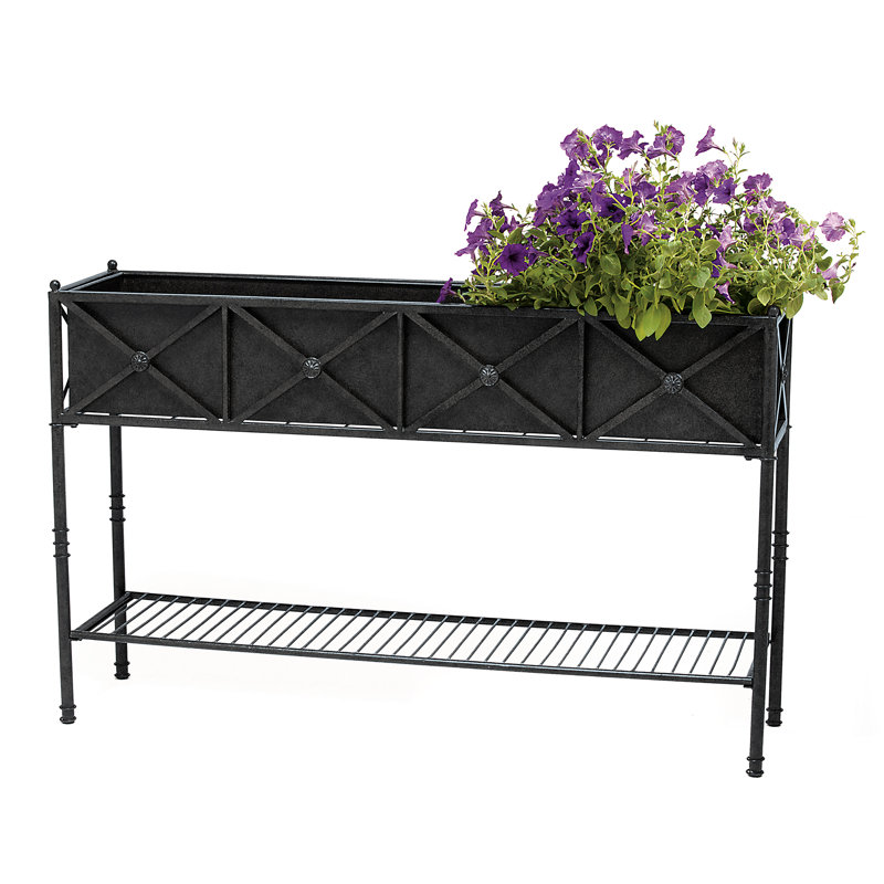 Rosette 48 "avec doublure en fer-blanc, Noir satiné, 30 po x 48 po x 12 po