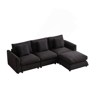 4-Piece 102'' L-Shape Sectional