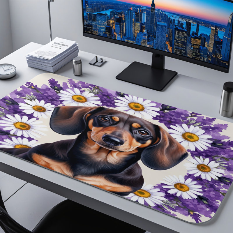 Polyester Desk Pad, 23.6x13.8