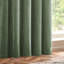Heavy Chenille Room Darkening Eyelet Curtains-974437672
