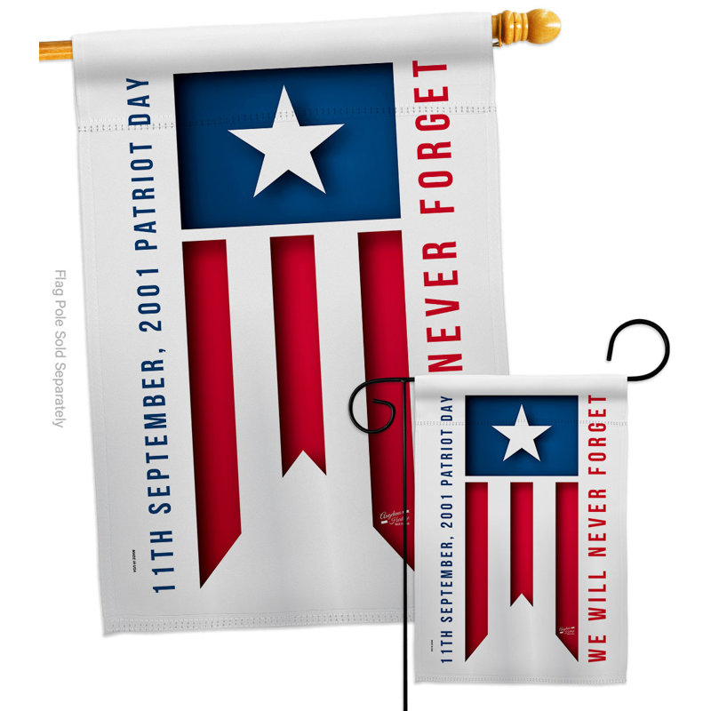 Ensemble de drapeaux à 2 côtés en polyester 40 po x 28 po