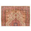 Tapis oriental rétro. Tapis traditionnel en laine noué à la main.