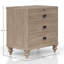 Table de chevet 3 tiroirs avec finition sable