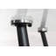Avon Glass Top Metal Base Dining Table