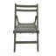 Chaise pour événement spéciale pliante en bois à lattes Furniture - gris, ensemble de 4, compact et durable pour une utilisation intérieure et extérieure-612048363