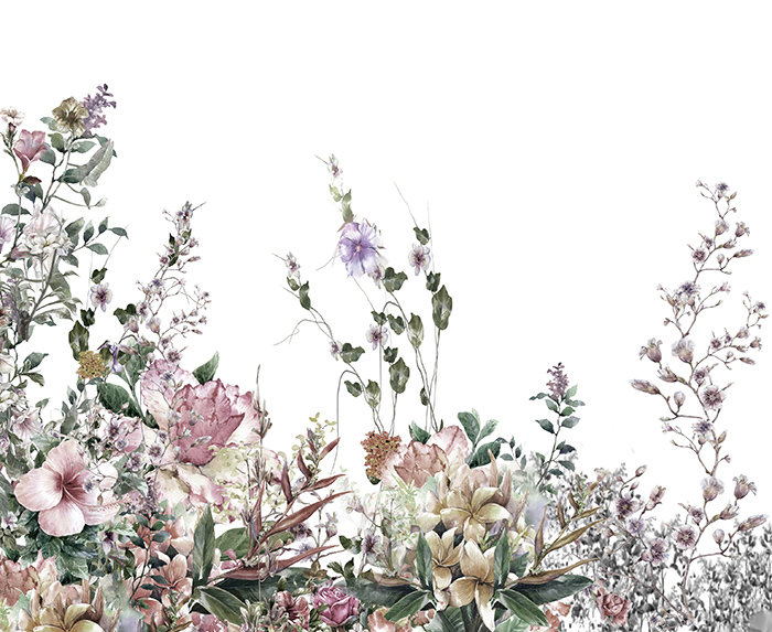 Catherene Matte Peel and Stick Mural, 290 x 290cm