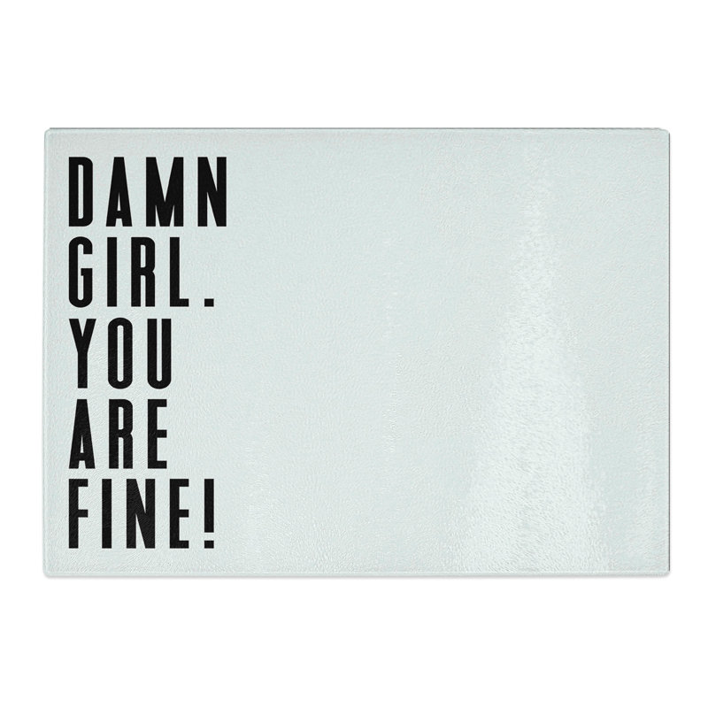 You Are Fine Chopping Board, 20cm W x 28.5cm L
