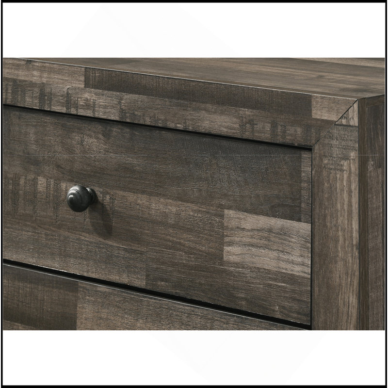Mobilier de chambre à coucher 1Pc, Gris / brun rustique