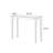 American style simple brown console table-27901244