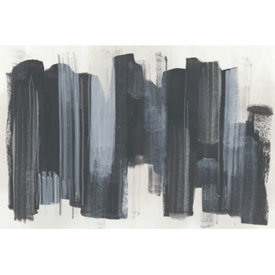 Monochrome Notation II - Wrapped Canvas Painting