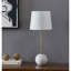 Lampe de table blanche 27 po