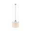 Luminaire suspendu en métal avec abat-jour tambour