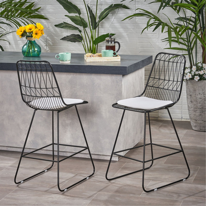 NIEZ COUNTER STOOL, Black