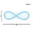 Infinity Neon Sign - 10" x 28"