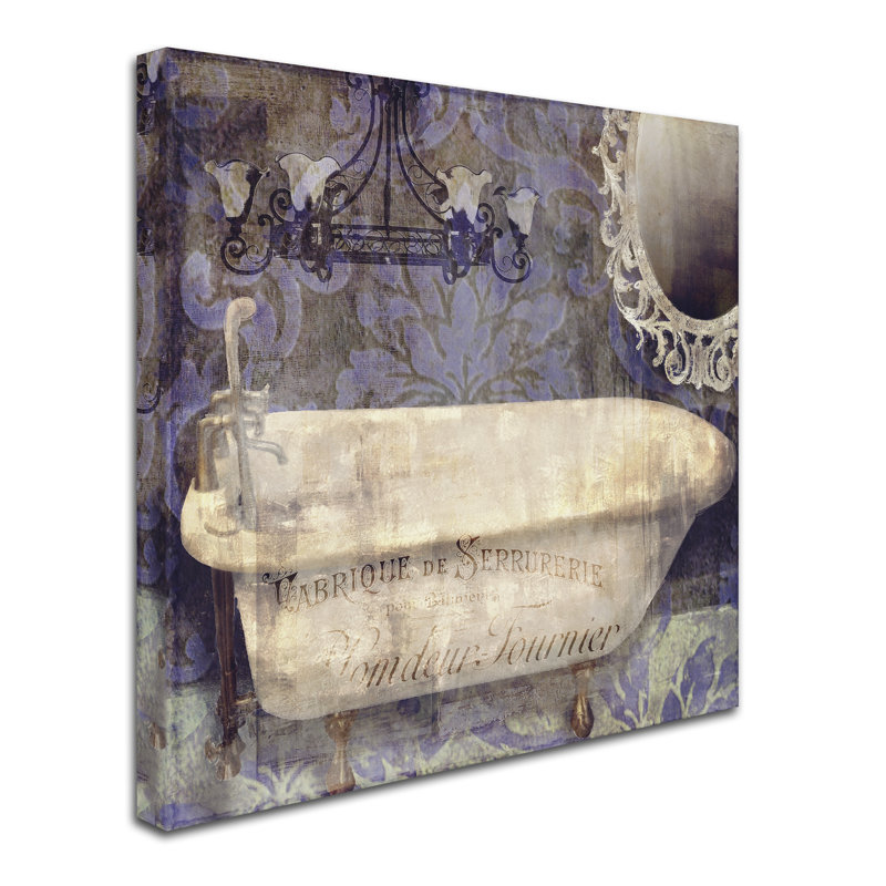 Jadaya «Le Bain Paris II» par Color Bakery, impression sur toile tendue, H 18 po x l 18 po x P 2 po