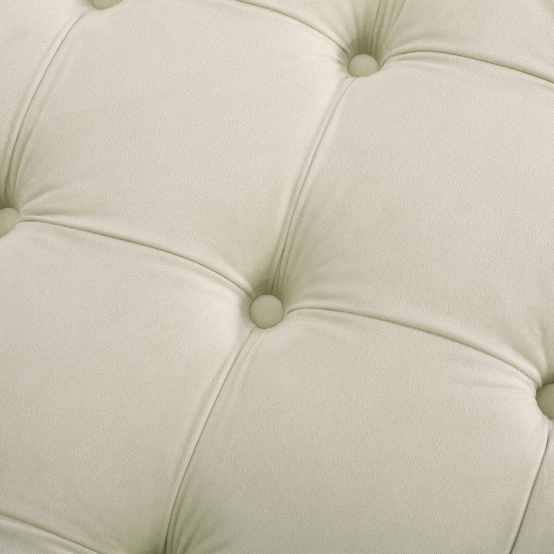 Repose-pieds rond, repose-pieds rond pour la maison, Beige