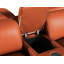 Canapé modulaire en cuir italien 4 pièces Camel faisant face à la gauche avec 1 fauteuil inclinable électrique et appuis-tête réglables Camel-2036996779