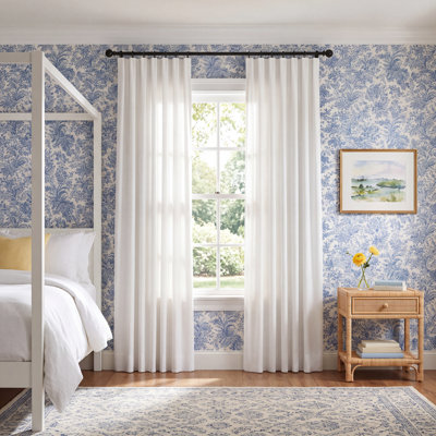Varenna Ramie Curtain in White